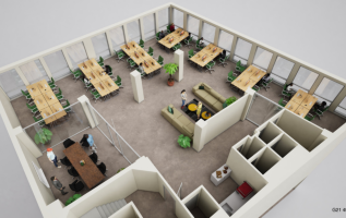 Kantoorruimte Kleine-Gartmanplantsoen 21 Amsterdam